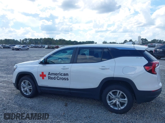 2023 GMC Terrain SLE with VIN 3GKALTEG3PL210144, listed as a IAAI auction lot 40461807 with 1 mi miles. Bid and sale history available at carsss.com. Image 14.