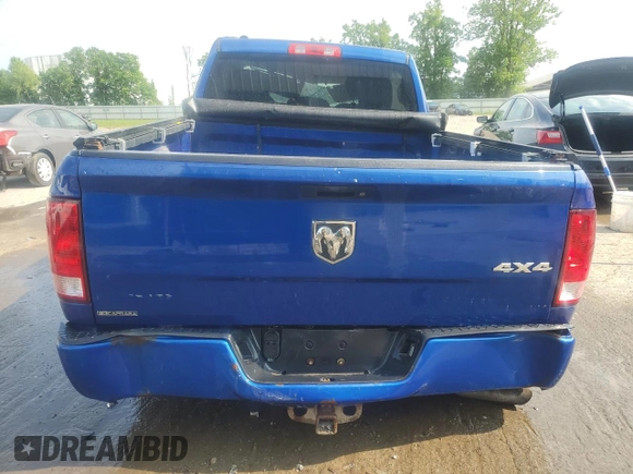 2018 Ram 1500 Express with VIN 1C6RR7FT1JS261304, listed as a Copart auction lot 60423875 with Not provided miles and Salvage title. Bid and sale history available at DreamBid. Image 6.