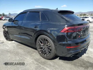 2024 Audi SQ8 Premium Plus with VIN WA1AWBF19RD005714, listed as a Copart auction lot 47320035 with 30,654 mi miles and Salvage Title. Bid and sale history available at DreamBid. Image 2.