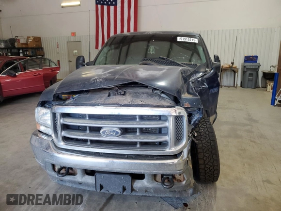 2001 Ford Super Duty F-250 XL with VIN 1FTNX20L91EC42670, listed as a Copart auction lot 51915215 with 269,443 mi miles and Salvage Title. Bid and sale history available at carsss.com. Image 5.