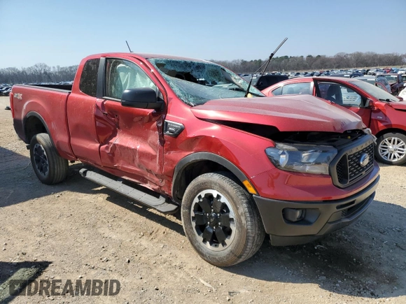 2021 Ford Ranger XL with VIN 1FTER1EH6MLD76657, listed as a Copart auction lot 48800855 with 28,909 mi miles and Salvage Title. Bid and sale history available at carsss.com. Image 4.