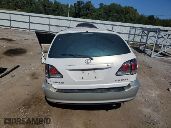 2001 Lexus RX 300 with VIN JTJGF10U910098773, listed as a Copart auction lot 75942804 with 207,210 mi miles and Salvage Title. Bid and sale history available at carsss.com. Image 6.