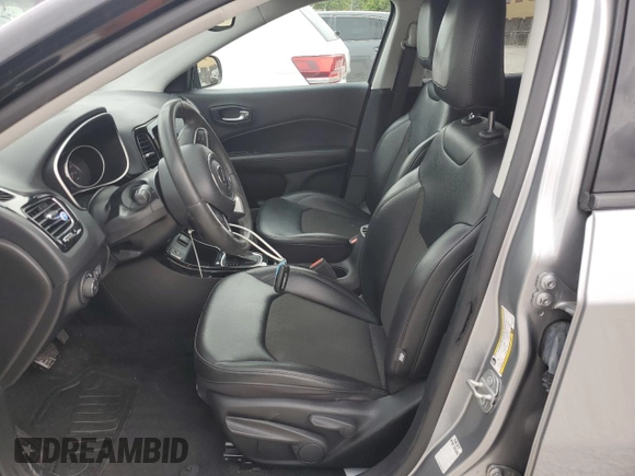 2021 Jeep Compass Altitude with VIN 3C4NJCBB8MT571232, listed as a Copart auction lot 62539405 with 42,977 mi miles and Salvage title. Bid and sale history available at DreamBid. Image 7.