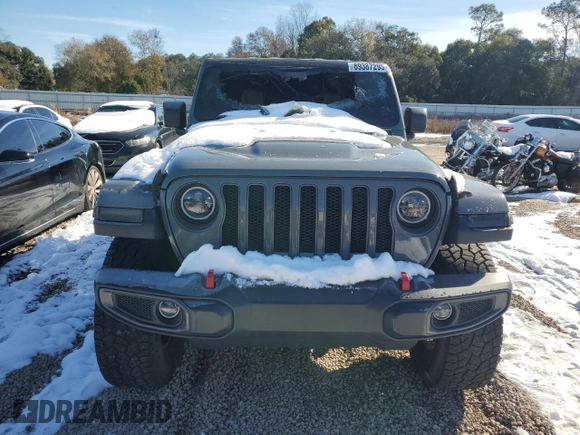2018 Jeep Wrangler Unlimited Rubicon with VIN 1C4HJXFN5JW332073, listed as a Copart auction lot 89387295 with Not provided miles and Salvage title. Bid and sale history available at DreamBid. Image 5.