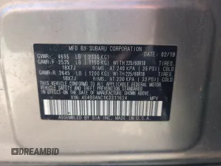 2019 Subaru Outback Limited z VIN 4S4BSANC1K3311624, wystawiony jako Copart lot #56172735 z przebiegiem 66 229 mil mil oraz Szkoda całkowita • Salvage title. Historia ofert i sprzedaży dostępna na DreamBid. Obrazek 13.