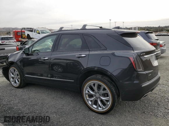 2020 Cadillac XT5 AWD Sport with VIN 1GYKNHRS7LZ122393, listed as a Copart auction lot 84266534 with 19,641 mi miles and Salvage title. Bid and sale history available at DreamBid. Image 2.