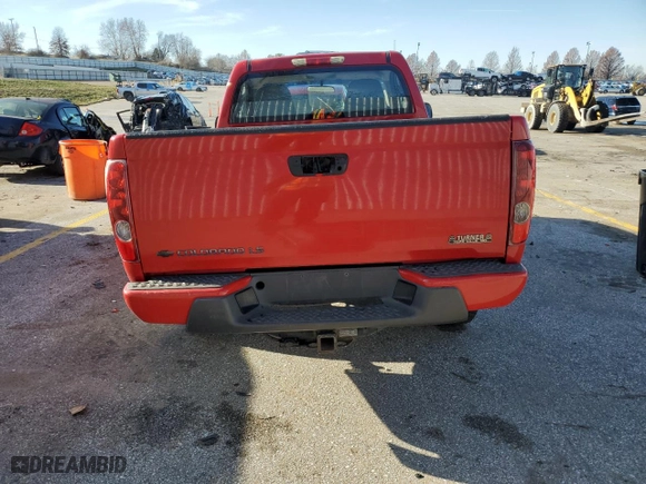 2007 Chevrolet Colorado Work Truck with VIN 1GCCS149778130004, listed as a Copart auction lot 85571744 with 95,598 mi miles and Salvage Title. Bid and sale history available at carsss.com. Image 6.