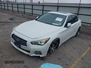 2014 Infiniti Q50 Sport with VIN JN1BV7AP1EM688494, listed as a IAAI auction lot 41622119 with 152,881 mi miles and . Bid and sale history available at DreamBid. Image 17.