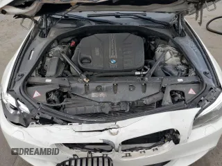 2014 BMW 5 Series 535d with VIN WBAXA5C58ED690402, listed as a Copart auction lot 48124575 with 153,702 mi miles and Salvage Title. Bid and sale history available at DreamBid. Image 11.
