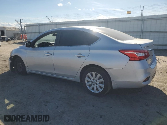 2016 Nissan Sentra SV with VIN 3N1AB7AP8GL653520, listed as a Copart auction lot 50276965 with 117,899 mi miles and Salvage Title. Bid and sale history available at DreamBid. Image 2.
