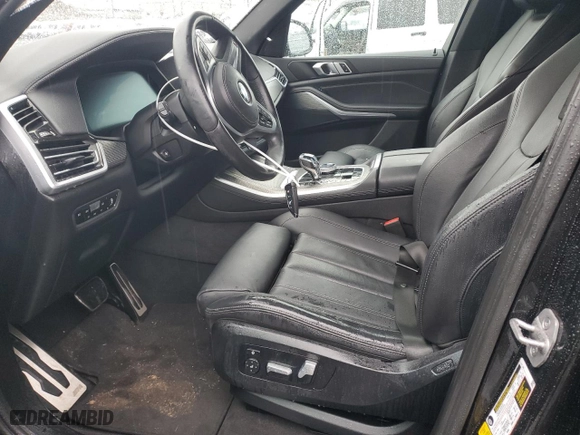 2021 BMW X5 xDrive40i with VIN 5UXCR6C00M9H46923, listed as a Copart auction lot 50359495 with 0 mi miles and Salvage Title. Bid and sale history available at carsss.com. Image 7.