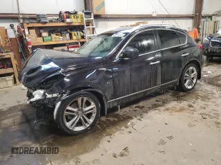 2014 Infiniti QX50 Journey with VIN JN1BJ0HR8EM190268, listed as a Copart auction lot 43971245 with 121,519 mi miles and Salvage Title. Bid and sale history available at carsss.com. Image 1.