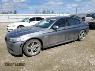 2013 BMW 5 Series 550i xDrive z VIN WBAFU9C56DDY71376, wystawiony jako Copart lot #58748345 z przebiegiem 181 513 mil mil oraz Szkoda całkowita • Salvage title. Historia ofert i sprzedaży dostępna na DreamBid. Obrazek 1.