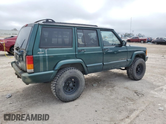2001 Jeep Cherokee Sport with VIN 1J4FF58SX1L615967, listed as a Copart auction lot 43709235 with 241,326 mi miles and Clean title. Bid and sale history available at DreamBid. Image 3.