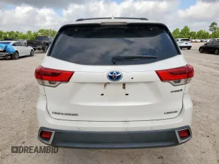 2017 Toyota Highlander Hybrid Limited with VIN 5TDDGRFH6HS036685, listed as a Copart auction lot 59726925 with 18,191 mi miles and Salvage title. Bid and sale history available at DreamBid. Image 6.