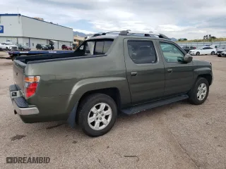 2006 Honda Ridgeline RTL with VIN 2HJYK16536H530632, listed as a Copart auction lot 65947994 with 186,655 mi miles and Salvage Title. Bid and sale history available at carsss.com. Image 3.