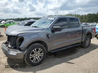 2022 Ford F-150 XL with VIN 1FTEW1EP7NFA44775, listed as a Copart auction lot 55043865 with 60,982 mi miles and Salvage Title. Bid and sale history available at DreamBid. Image 1.