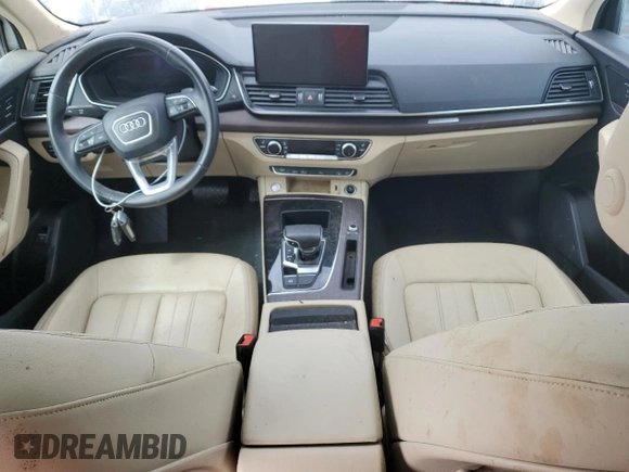 2021 Audi Q5 Premium Plus z VIN WA1BAAFY1M2041783, wystawiony jako Copart lot #48196285 z przebiegiem Nie podano mil oraz Szkoda całkowita • Salvage title. Historia ofert i sprzedaży dostępna na DreamBid. Obrazek 8.
