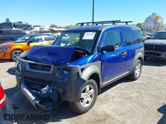 2004 Honda Element EX with VIN 5J6YH27694L026824, listed as a IAAI auction lot 41879440 with 215,768 mi miles and . Bid and sale history available at DreamBid. Image 6.