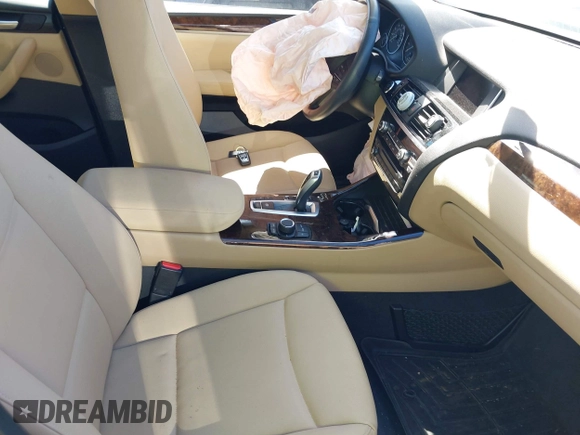 2017 BMW X3 xDrive28i with VIN 5UXWX9C32H0W75875, listed as a IAAI auction lot 41807722 with Not Provided miles and . Bid and sale history available at DreamBid. Image 5.