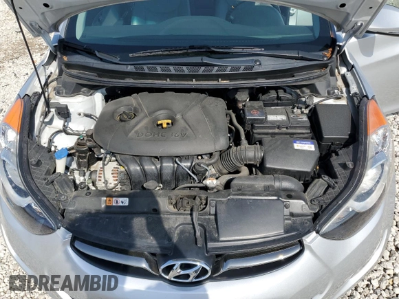 2013 Hyundai Elantra Limited with VIN KMHDH4AE3DU503348, listed as a Copart auction lot 54645915 with 49,372 mi miles and Salvage Title. Bid and sale history available at DreamBid. Image 11.