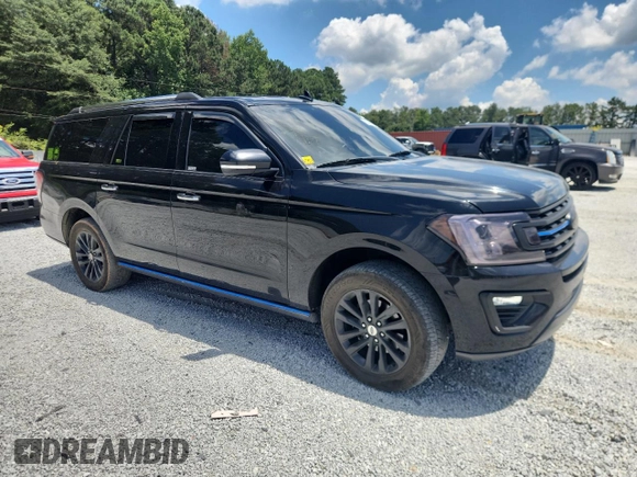 2020 Ford Expedition Max Limited with VIN 1FMJK1KTXLEA20156, listed as a Copart auction lot 63482085 with 252,801 mi miles and Clean title. Bid and sale history available at DreamBid. Image 4.