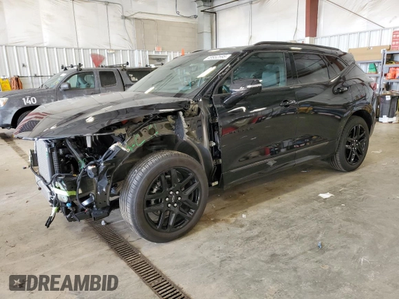 2025 Chevrolet Blazer RS with VIN 3GNKBKRS8SS120909, listed as a Copart auction lot 49952595 with 5,381 mi miles and Salvage title. Bid and sale history available at DreamBid. Image 1.