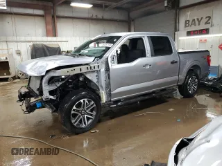 2023 Ford F-150 XL with VIN 1FTFW1E5XPFB86964, listed as a Copart auction lot 49287195 with 25,033 mi miles and Salvage Title. Bid and sale history available at carsss.com. Image 1.