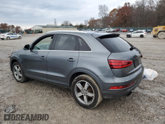 2015 Audi Q3 Premium Plus with VIN WA1BFCFSXFR008042, listed as a Copart auction lot 84424814 with 98,811 mi miles and Clean title. Bid and sale history available at DreamBid. Image 2.