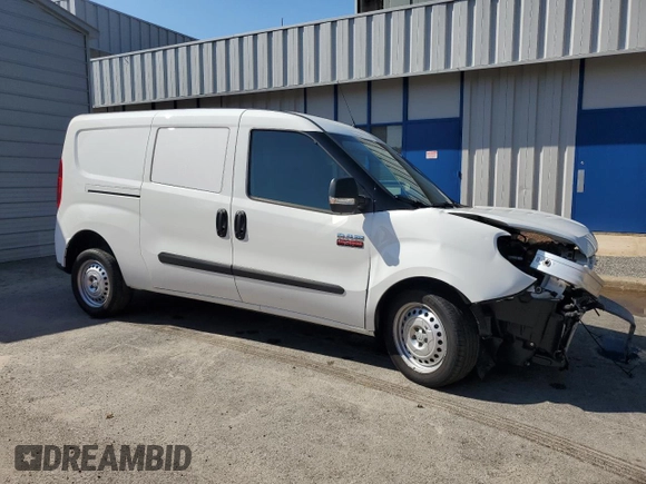 2022 Ram ProMaster City Cargo Tradesman with VIN ZFBHRFAB6N6Y24331, listed as a Copart auction lot 56729625 with 32,854 mi miles and Salvage title. Bid and sale history available at DreamBid. Image 4.