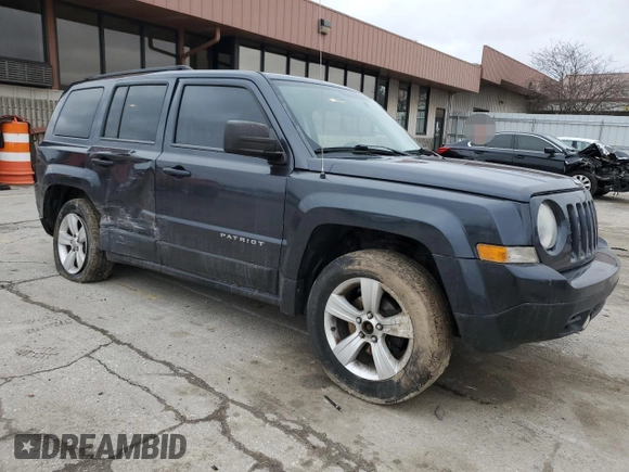 2014 Jeep Patriot Sport with VIN 1C4NJRBB6ED520841, listed as a Copart auction lot 48103545 with 136,012 mi miles and Salvage Title. Bid and sale history available at DreamBid. Image 4.