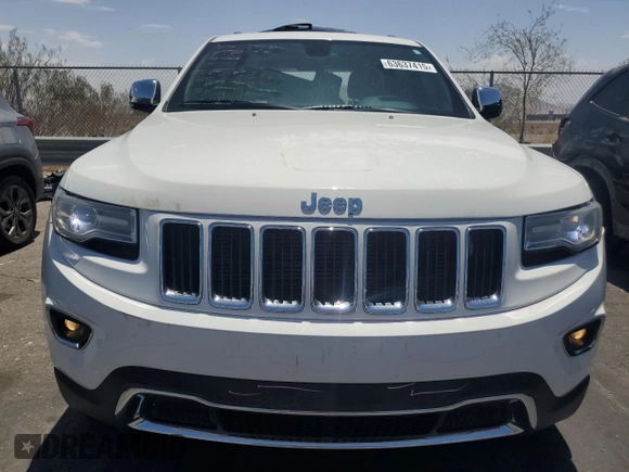 2014 Jeep Grand Cherokee Limited with VIN 1C4RJFBT2EC471846, listed as a Copart auction lot 63637415 with 130,262 mi miles and Salvage title. Bid and sale history available at DreamBid. Image 5.