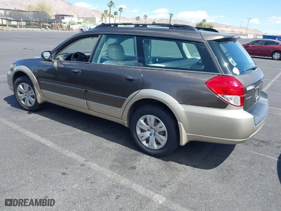 2008 Subaru Outback (Natl) with VIN 4S4BP60C687346991, listed as a IAAI auction lot 41943633 with 148,990 mi miles. Bid and sale history available at carsss.com. Image 3.