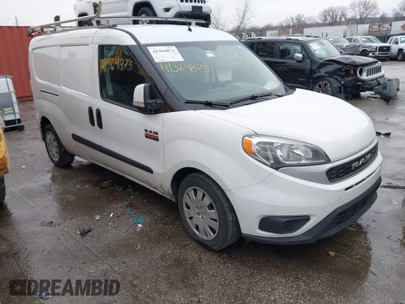 2020 Ram ProMaster City Wagon SLT with VIN ZFBHRFBB3L6P24649, listed as a IAAI auction lot 41364873 with 64,837 mi miles. Bid and sale history available at carsss.com. Image 1.