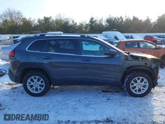 2018 Jeep Cherokee Latitude Plus with VIN 1C4PJMLX9JD501751, listed as a IAAI auction lot 41608437 with 117,928 mi miles and . Bid and sale history available at DreamBid. Image 14.