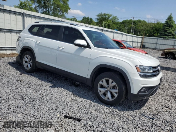 2019 Volkswagen Atlas SE with VIN 1V2LR2CA8KC572484, listed as a Copart auction lot 60793785 with 100,311 mi miles and Salvage title. Bid and sale history available at DreamBid. Image 4.