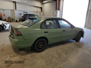 2001 Honda Civic LX z VIN 2HGES16581H519496, wystawiony jako Copart lot #56587845 z przebiegiem 145 971 mil mil oraz Nie do naprawy • Non repairable. Historia ofert i sprzedaży dostępna na DreamBid. Obrazek 3.