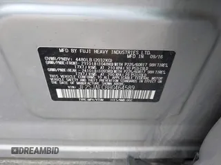 2017 Subaru Forester Premium with VIN JF2SJAEC8HG464589, listed as a IAAI auction lot 41943658 with 62,218 mi miles. Bid and sale history available at carsss.com. Image 9.