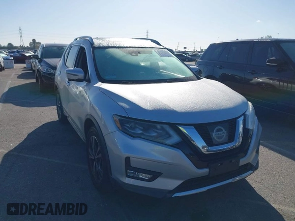 2017 Nissan Rogue SV with VIN 5N1AT2MT1HC783914, listed as a IAAI auction lot 41740067 with 109,102 mi miles and . Bid and sale history available at DreamBid. Image 1.