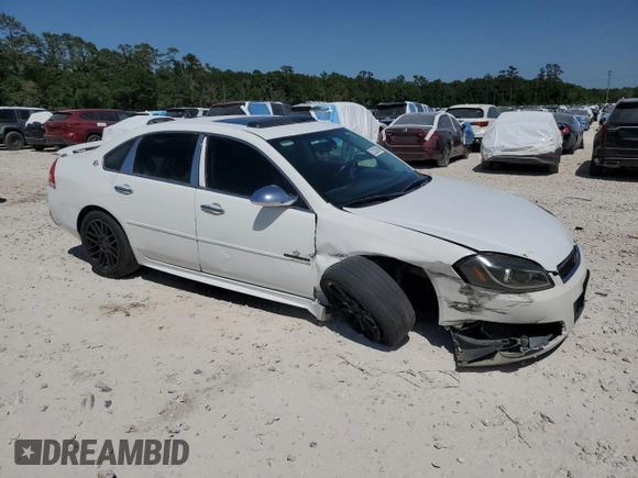 2014 Chevrolet Impala LTZ with VIN 2G1WC5E35E1108183, listed as a Copart auction lot 52382965 with 192,748 mi miles and Salvage Title. Bid and sale history available at DreamBid. Image 4.