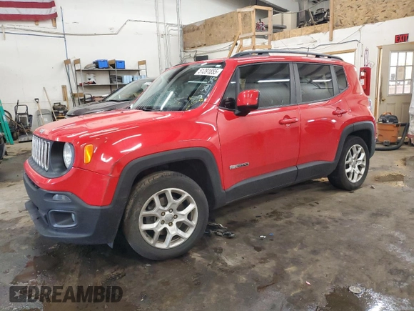 2018 Jeep Renegade Altitude with VIN ZACCJABB3JPH80621, listed as a Copart auction lot 51291855 with 105,399 mi miles and Salvage Title. Bid and sale history available at DreamBid. Image 1.