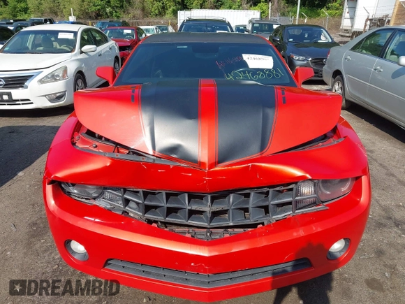 2011 Chevrolet Camaro 2LT with VIN 2G1FC1ED8B9148577, listed as a IAAI auction lot 42468881 with 251,116 mi miles and . Bid and sale history available at DreamBid. Image 12.