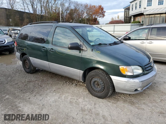 2002 Toyota Sienna CE with VIN 4T3ZF19C92U442847, listed as a Copart auction lot 78918014 with 144,974 mi miles and Clean Title. Bid and sale history available at carsss.com. Image 4.