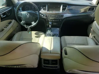 2015 Hyundai Equus Signature with VIN KMHGH4JH9FU100713, listed as a Copart auction lot 51806385 with 107,887 mi miles and Salvage title. Bid and sale history available at DreamBid. Image 8.
