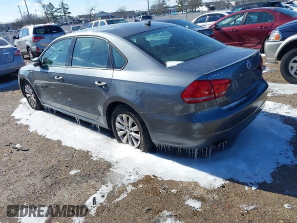2014 Volkswagen Passat Wolfsburg Edition with VIN 1VWAS7A38EC103315, listed as a IAAI auction lot 41604916 with 144,267 mi miles and . Bid and sale history available at DreamBid. Image 3.