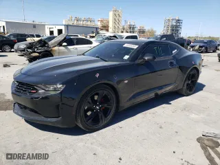 2019 Chevrolet Camaro 1LT with VIN 1G1FB1RS7K0123076, listed as a Copart auction lot 50085065 with 49,984 mi miles and Salvage Title. Bid and sale history available at carsss.com. Image 1.