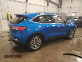2020 Ford Escape Titanium с VIN 1FMCU9J97LUB29123, выставлен на аукционе Copart как лот 52512255 с пробегом 76 687 миль миль и На запчасти • Non repairable. История ставок и продаж доступна на DreamBid. Изображение 3.