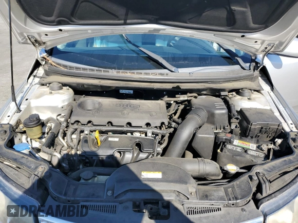 2011 Kia Forte LX with VIN KNAFT4A2XB5450007, listed as a Copart auction lot 73014424 with 160,120 mi miles and Salvage Title. Bid and sale history available at carsss.com. Image 11.