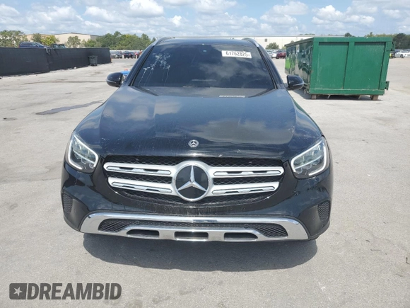 2021 Mercedes-Benz GLC 300 with VIN W1N0G8DB0MV263869, listed as a Copart auction lot 61762825 with 50,211 mi miles and Clean title. Bid and sale history available at DreamBid. Image 5.