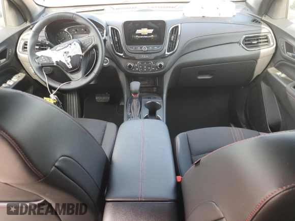 2024 Chevrolet Equinox RS z VIN 3GNAXMEG9RL102384, wystawiony jako Copart lot #60825265 z przebiegiem 21 718 mil mil oraz Szkoda całkowita • Salvage title. Historia ofert i sprzedaży dostępna na DreamBid. Obrazek 8.